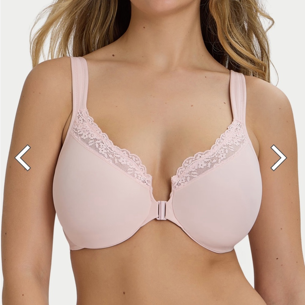 Reveal Low Key Front Close Minimizer Bra 36H
